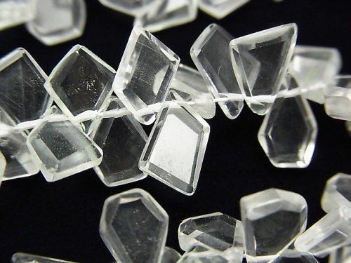 [Video] High Quality Crystal AAA - Rough Slice Faceted Half or 1-Strand Beads (approx. 7 inches/18 cm)