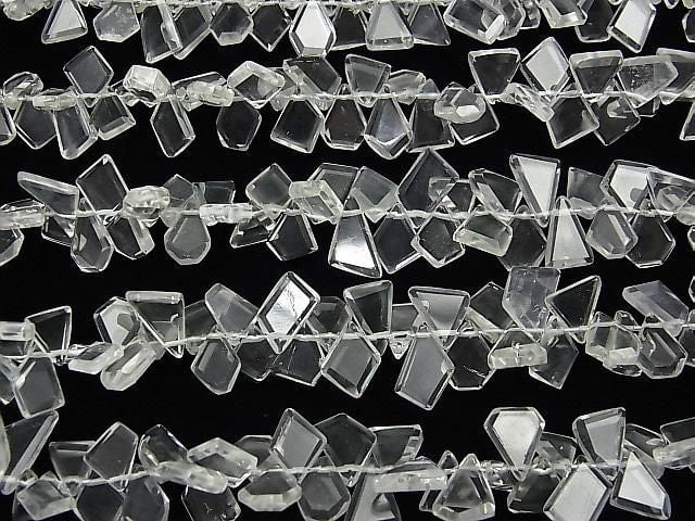 [Video] High Quality Crystal AAA - Rough Slice Faceted Half or 1-Strand Beads (approx. 7 inches/18 cm)