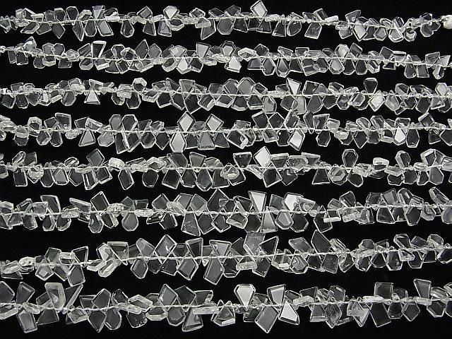 [Video] High Quality Crystal AAA - Rough Slice Faceted Half or 1-Strand Beads (approx. 7 inches/18 cm)