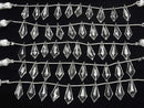[Video]High Quality Crystal AAA Deformed Diamond Shape 15x6mm 1strand (8pcs)