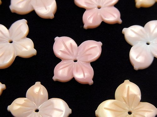 Flower, Mother of Pearl (Shell Beads) Pearl & Shell Beads