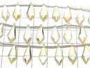 [Video]High Quality Citrine AAA- Deformed Diamond Shape 15x6mm 1strand (8pcs)