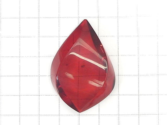 [Video] [One of a kind] Columbia Red Color Amber Undrilled Marquise NO.222