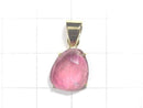 [Video][One of a kind] Pink Tourmaline AAA- Pendant 18KGP NO.22