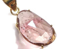 [Video][One of a kind] Pink Tourmaline AAA- Pendant 18KGP NO.23
