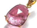 [Video][One of a kind] Pink Tourmaline AAA- Pendant 18KGP NO.25