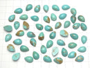 [Video] Arizona Kingman Turquoise AA++ Pear shape Cabochon 12x8mm 3pcs
