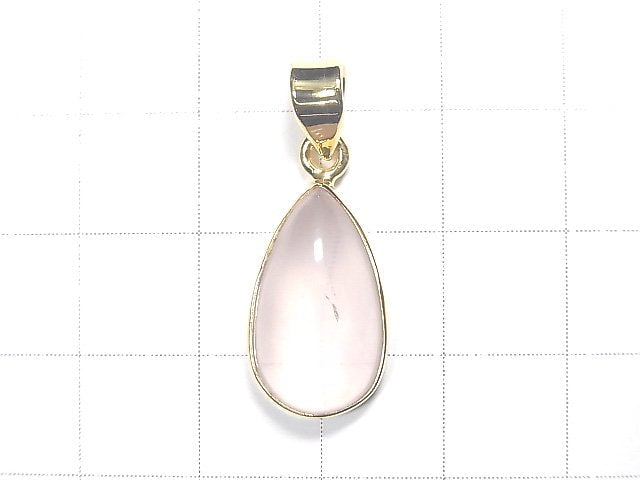 [Video] [One of a kind] High Quality Star Rose Quartz AAA Pendant 18KGP NO.101