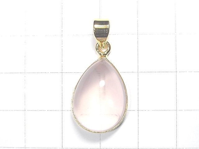 [Video] [One of a kind] High Quality Star Rose Quartz AAA Pendant 18KGP NO.111