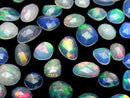[Video] High Quality Ethiopian Opal AAA-Loose Stone Freeform Single-Sided Rose Cut 5pcs