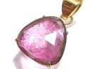 [Video][One of a kind] Pink Tourmaline AAA- Pendant 18KGP NO.41