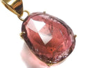 [Video][One of a kind] Pink Tourmaline AAA- Pendant 18KGP NO.45