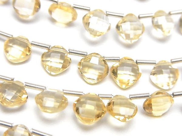 Citrine, Diamond Gemstone Beads