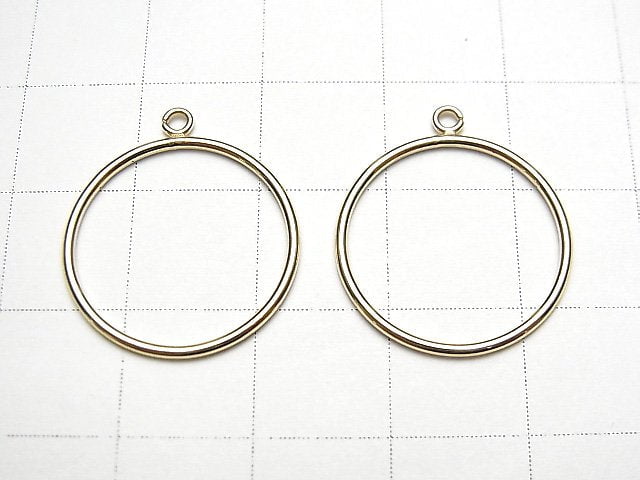 14KGF Ring with Jump Ring 1pc