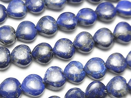 Heart, Lapis lazuli Gemstone Beads