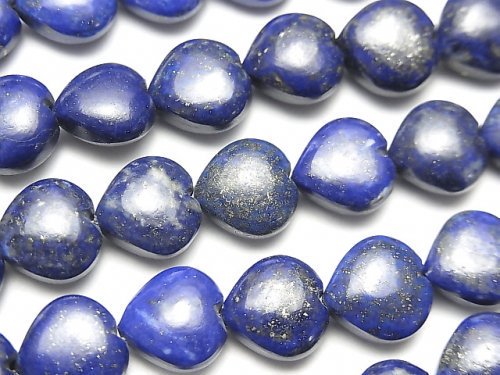 Heart, Lapis lazuli Gemstone Beads