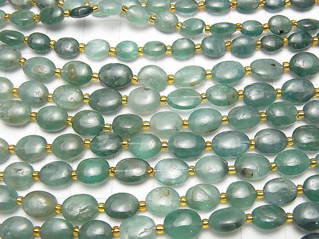 [Video] Grandidierite AA++ Oval 1strand beads (aprx.7inch / 18cm)