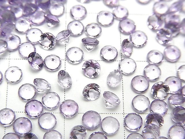 [Video] High Quality Pink Amethyst AAA Undrilled Round Faceted 3x3mm 10pcs $2.79!