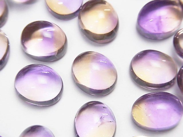 Ametrine, Cabochon Gemstone Beads