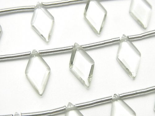 Diamond, Green Amethyst Gemstone Beads