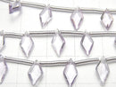 [Video] High Quality Pink Amethyst AAA Diamond Shape 10x5mm 1strand (8pcs)