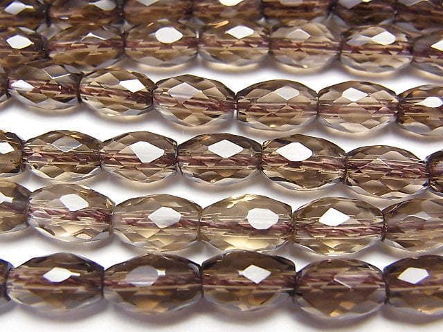 Rice, Smoky Quartz Gemstone Beads