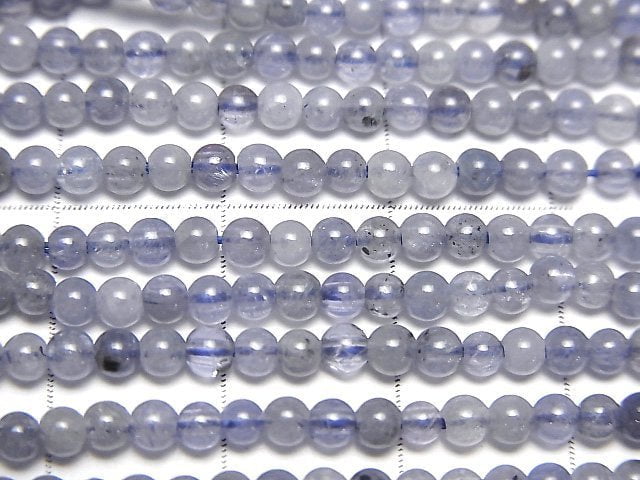 Tanzanite AA+ Round 3mm half or 1strand beads (aprx.15inch / 38cm)