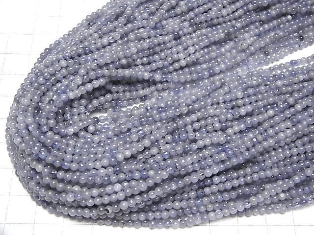 Tanzanite AA+ Round 3mm half or 1strand beads (aprx.15inch / 38cm)