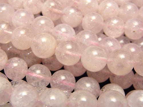 Morganite, Round Gemstone Beads