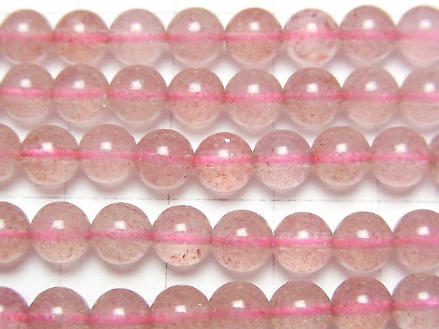 [Video] Pink Epidote AA+ Round 6mm 1strand beads (aprx.15inch / 38cm)