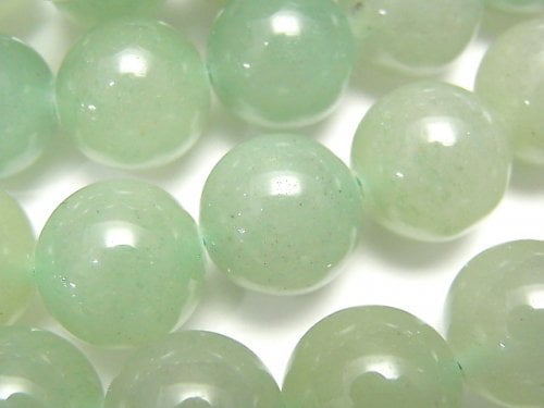 [Video] Green Aventurine Round 14mm half or 1strand beads (aprx.14inch / 35cm)