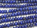 [Video] Lapis lazuli AA++ Rondelle Size gradation half or 1strand beads (aprx.15inch / 38cm)