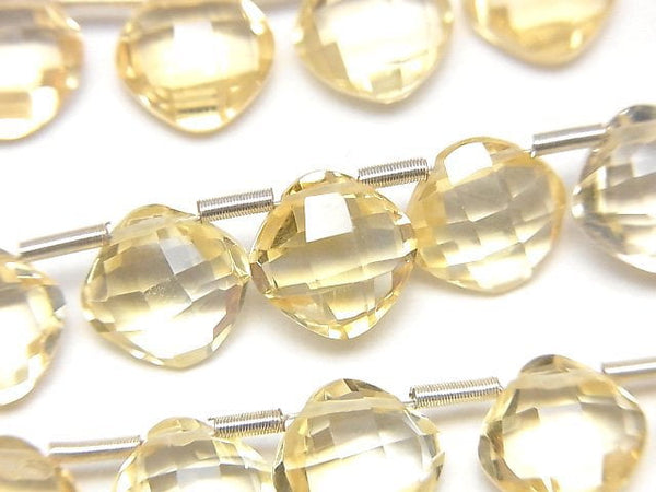 Citrine, Diamond Gemstone Beads