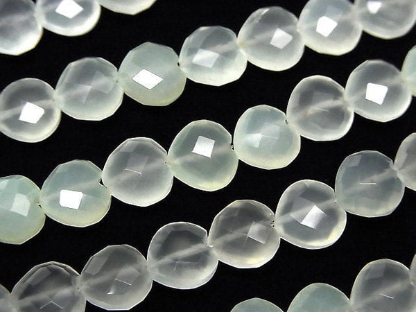 Chalcedony, Heart Gemstone Beads