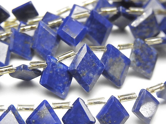 Diamond, Lapis lazuli Gemstone Beads