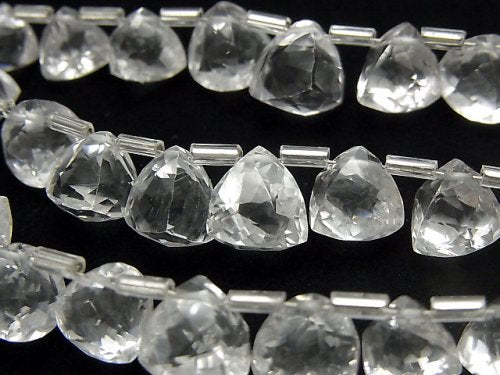 Crystal Quartz, Triangle Gemstone Beads