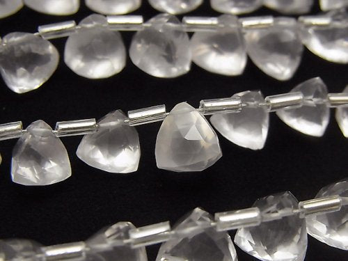 Rose Quartz, Triangle Gemstone Beads
