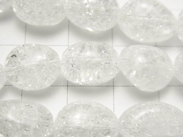 Cracked Crystal  Nugget  1strand beads (aprx.15inch/37cm)