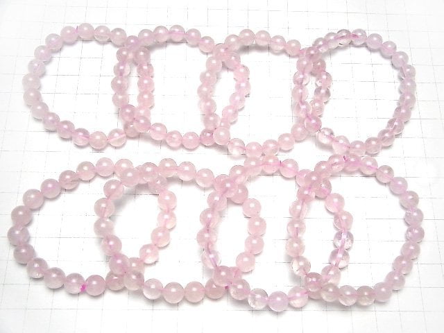 [Video] Morganite AAA Round 8mm 1strand (Bracelet)