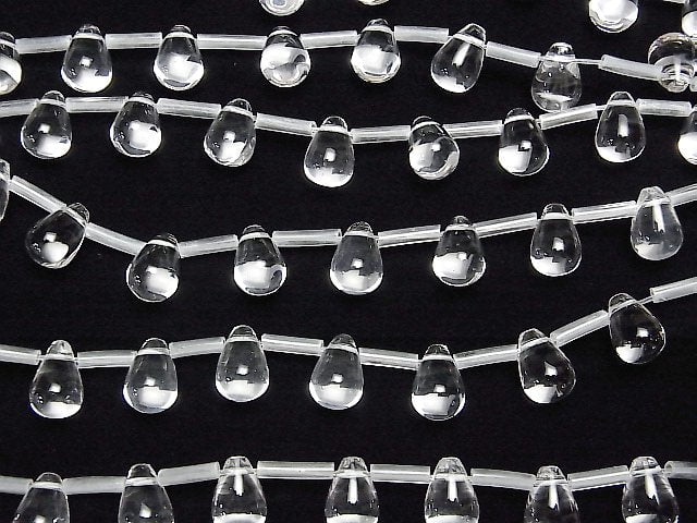 [Video] Crystal AAA Drop (Smooth) 12x8x8mm 1/4 or 1strand beads (aprx.15inch / 36cm)