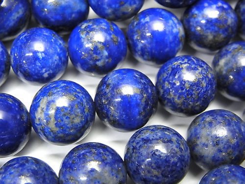 [Video] Lapis lazuli AA+ Round 12mm half or 1strand beads (aprx.15inch / 37cm)