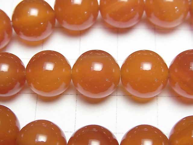 [Video] Carnelian AAA- Round 12mm 1strand beads (aprx.15inch / 36cm)