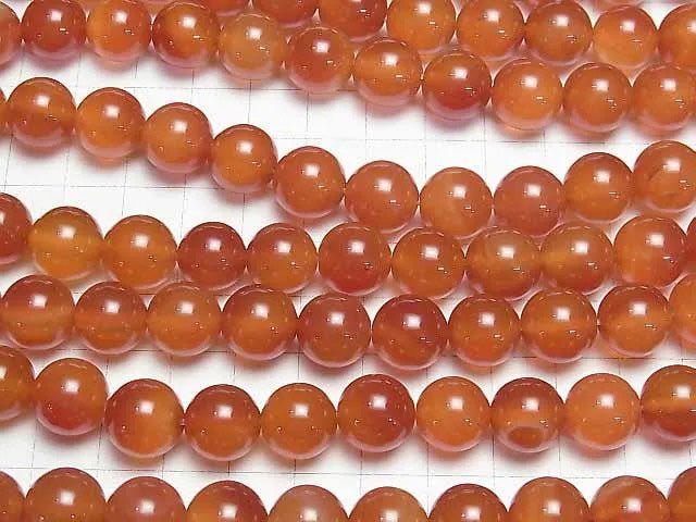 [Video] Carnelian AAA Round 12mm half or 1strand beads (aprx.15inch / 36cm)