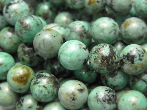 Round, Turquoise Gemstone Beads