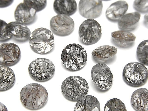 Tourmalinated Quartz, Undrilled (No Hole) Gemstone Beads