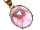 [Video][One of a kind] Pink Tourmaline AAA- Pendant 18KGP NO.73