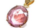 [Video][One of a kind] Pink Tourmaline AAA- Pendant 18KGP NO.76