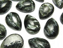 Cabochon, Seraphinite Gemstone Beads