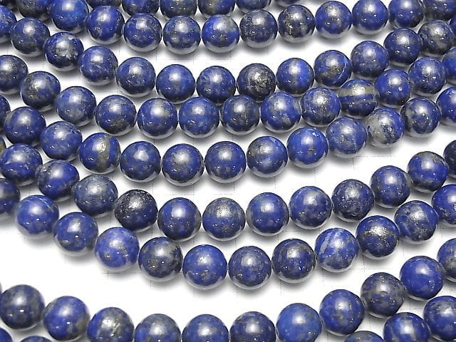 [Video] Lapis lazuli AA Round 10mm half or 1strand beads (aprx.15inch / 36cm)