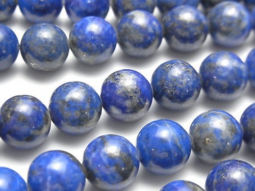 [Video] Lapislazuli A+ Round 10mm half or 1strand beads (aprx.15inch/36cm)